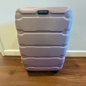 Samsonite Purple Hardshell Carry-on good condition